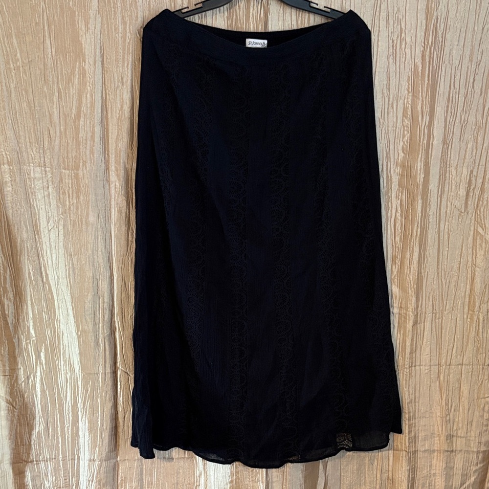 St. John's Bay Black Maxi Skirt